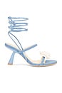 view 1 of 5 Kendra Bloom Denim Sandal in Denim Blue