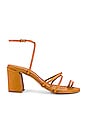 view 1 of 5 Mochi Strappy Sandal in Caramel