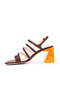 view 5 of 5 Aubrey Leather Sandals in Brown