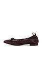 view 5 of 5 Freya Leather Ballet Flats in Brown