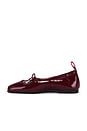 view 5 of 5 Rosalind Ballet Flats in Onix Burgundy