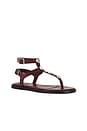 view 2 of 5 Xena Sandals in Burgundy