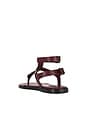 view 3 of 5 Xena Sandals in Burgundy
