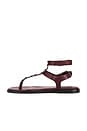 view 5 of 5 Xena Sandals in Burgundy