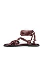view 5 of 5 Tory Sandals in Burgundy