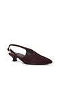 view 2 of 5 Nelly Slingback Pump in Soft Burgundy