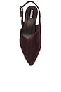 view 4 of 5 Nelly Slingback Pump in Soft Burgundy