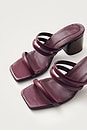 view 4 of 5 SANDALES INDIANA in Bare Burgundy