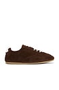 view 1 of 6 ZAPATILLA DEPORTIVA TB.24 in Suede Chocolate Brown