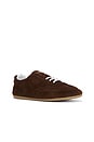 view 2 of 6 ZAPATILLA DEPORTIVA TB.24 in Suede Chocolate Brown