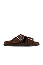 view 1 of 5 SANDALIA ALBA in Suede Brown
