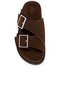 view 4 of 5 SANDALIA ALBA in Suede Brown