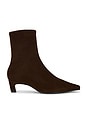 view 1 of 5 AMBAR ANKLE  ブーツ in Brown Suede