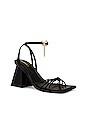 view 2 of 5 Cactus Sandal in Total Black