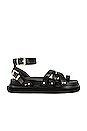 view 1 of 5 BUCKLE UP 샌들 in Black