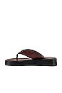 view 5 of 5 Overcast Sandal in Burgundy