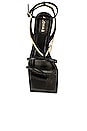 view 4 of 5 Strap Chain Sandal in Black