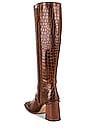 view 3 of 5 East Alli Boot in Croco Brown
