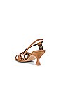 view 3 of 5 Asymmetric Straps Sandal in Camel