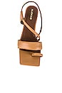 view 4 of 5 Asymmetric Straps Sandal in Camel