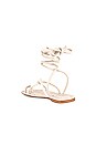 view 3 of 5 Lace It Up Flat Sandal in Ivory