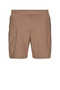 view 2 of 5 7' Conquer React Performance Short in Mushroom