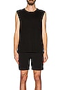 view 3 of 3 The Triumph Muscles Tank in Black