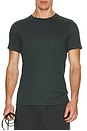 view 3 of 4 Triumph Tee in Charcoal Green