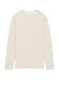 view 1 of 5 Elevate Waffle Long Sleeve Crew in Bone