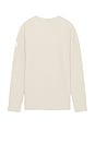 view 2 of 5 Elevate Waffle Long Sleeve Crew in Bone