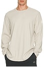view 4 of 5 Elevate Waffle Long Sleeve Crew in Bone