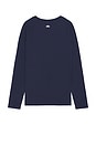 view 2 of 4 Vapor Crewneck Long Sleeve Dry Fit in Navy