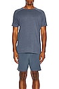 view 3 of 3 Triumph Crew Neck Tee in Bluestone