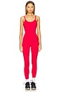 view 1 of 4 Airbrush One And Done Onsie in Bold Red