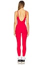 view 3 of 4 Airbrush One And Done Onsie in Bold Red