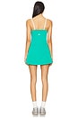 view 3 of 3 VESTIDO in Spruce Green & White