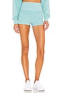 view 1 of 4 Alosoft Aura Short in Blue Quartz & White Heather