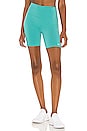 view 1 of 4 HW Biker Short in Ocean Teal