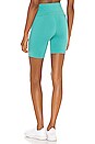 view 3 of 4 HW Biker Short in Ocean Teal