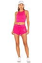 view 5 of 5 Ambience Short in Neon Pink & White