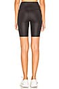 view 3 of 4 High Waist Biker Short in Black Glossy