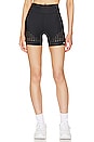 view 1 of 5 Airlift High Waist Laser Cut Speedy Short in Black