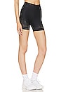 view 2 of 5 Airlift High Waist Laser Cut Speedy Short in Black