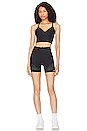view 5 of 5 Airlift High Waist Laser Cut Speedy Short in Black