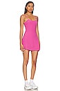 view 2 of 4 Alosoft Courtside Tennis Dress in Paradise Pink