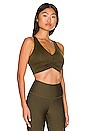 view 2 of 4 Wild Thing Bra in Dark Olive