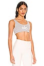 view 2 of 4 Ambient Logo Bra in Athletic Heather Grey