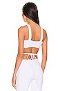 view 3 of 4 Airbrush Cinch Bra in White