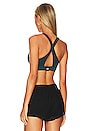 view 3 of 4 Alosoft Iconic 90's Sports Bra in Midnight Green