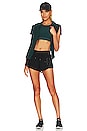 view 4 of 4 Alosoft Iconic 90's Sports Bra in Midnight Green